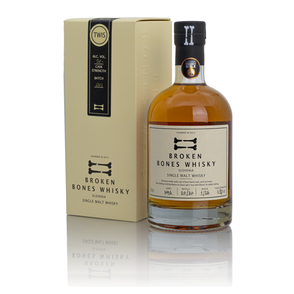Broken Bones viski Cask Strength 57 %